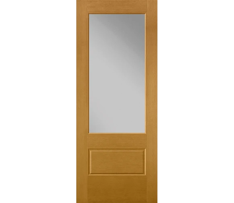 Henderson 3 Quaters Light Fiberglass Entry Door