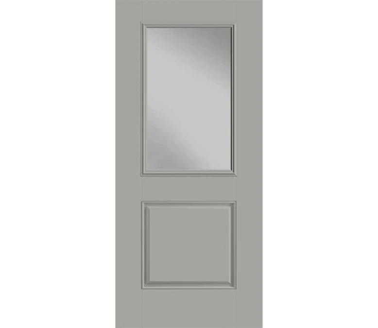 Henderson One Half Light 1 Panel Fiberglass Entry Door