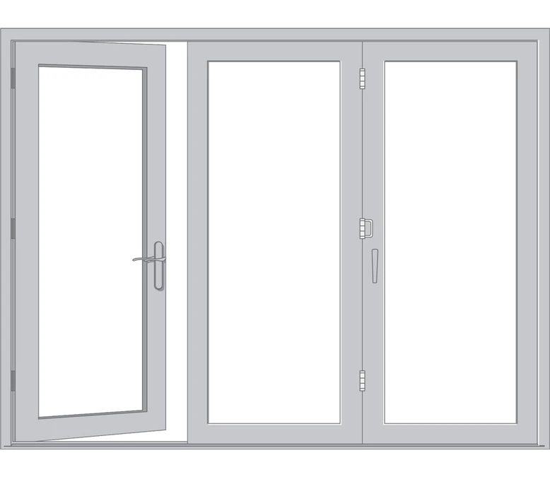 Henderson Pella Architect Reserve Series Contemporary Bifold Patio Door