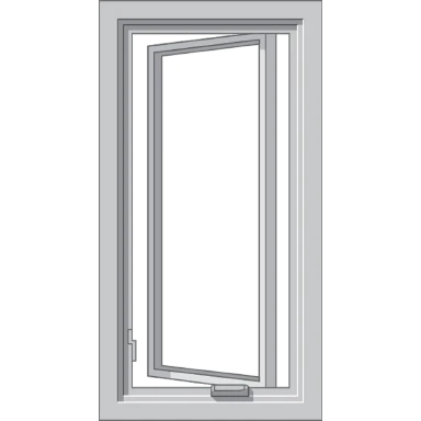 Henderson Pella Hurricane Shield Series Vinyl Casement Window